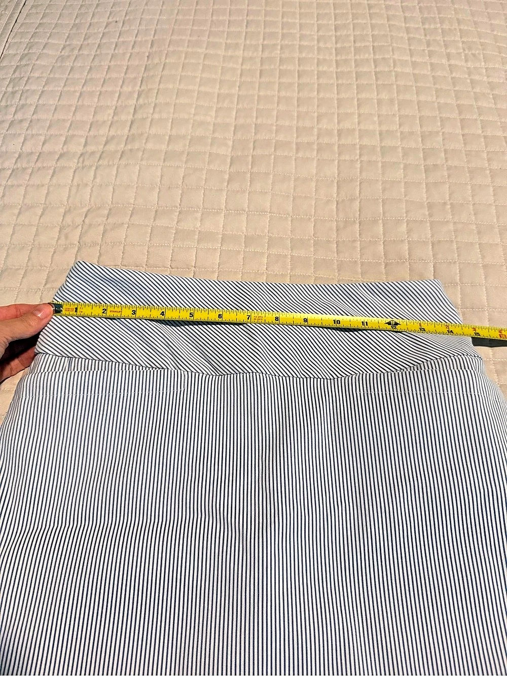 S.C. & Co. Striped Mini Skirt in Blue & White Size XS - Picture 11 of 11